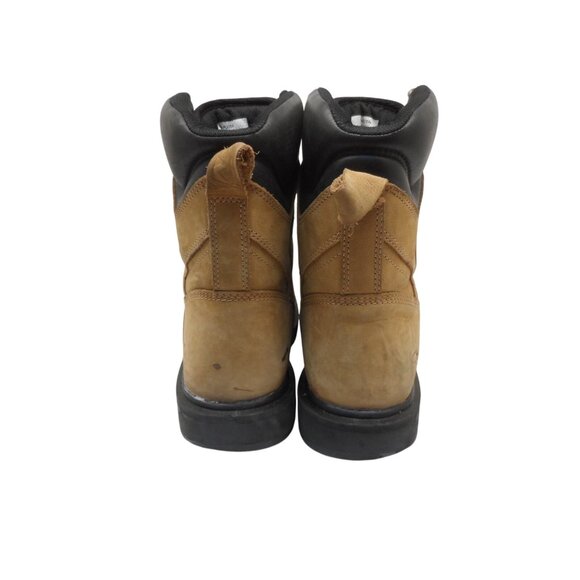 DAKOTA Men's 8" Steel Toe Steel Plate Quad Comfort Work Boots 8522 Wheat 10.5W - Picture 3 of 8